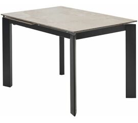 Стол CORNER 120 GLOSS AMBER JADE SOLID CERAMIC / BLACK, ®DISAUR | Интернет магазин мебели и декора LifeDekor