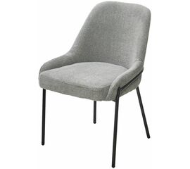 Стул GAVI Garna-018 серый, ткань / черный каркас, ®DISAUR | Интернет магазин мебели и декора LifeDekor