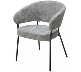 Стул SAGE 3018-17 серый, шенилл / черный каркас, ®DISAUR | Интернет магазин мебели и декора LifeDekor