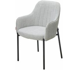 Стул WILSON Daly-11 светло-серый, ткань / черный каркас, ®DISAUR | Интернет магазин мебели и декора LifeDekor