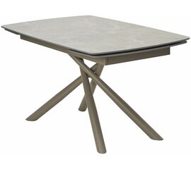 Стол RIVOLI 140 MATT LATTE STONE SOLID CERAMIC / TAUPE, ®DISAUR | Интернет магазин мебели и декора LifeDekor