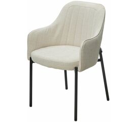 Стул WILSON Daly-02 светло-бежевый, ткань / черный каркас, ®DISAUR | Интернет магазин мебели и декора LifeDekor