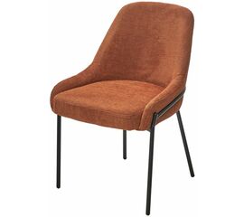 Стул GAVI Garna-001 коричневый, ткань / черный каркас, ®DISAUR | Интернет магазин мебели и декора LifeDekor