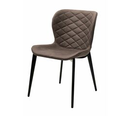 Стул КЛОД, цвет Kiprus-04 Коричневый, искусственная замша / черный каркас М-City | Интернет магазин мебели и декора LifeDekor