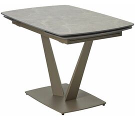 Стол ALATRI 120 MATT LATTE STONE SOLID CERAMIC / TAUPE, ®DISAUR | Интернет магазин мебели и декора LifeDekor