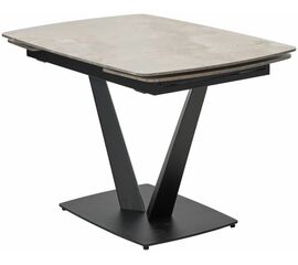 Стол ALATRI 120 GLOSS AMBER JADE SOLID CERAMIC / BLACK, ®DISAUR | Интернет магазин мебели и декора LifeDekor