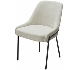 Стул GAVI Garna-157 светло-бежевый, ткань / черный каркас, ®DISAUR | Интернет магазин мебели и декора LifeDekor