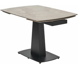 Стол BALDE 140 GLOSS AMBER JADE SOLID CERAMIC / BLACK, ®DISAUR | Интернет магазин мебели и декора LifeDekor