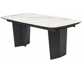 Стол MIKKEL 200 TL-188, испанская керамика / черный каркас каркас, ®DISAUR | Интернет магазин мебели и декора LifeDekor