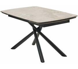 Стол RIVOLI 140 GLOSS AMBER JADE SOLID CERAMIC / BLACK, ®DISAUR | Интернет магазин мебели и декора LifeDekor