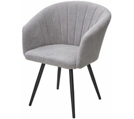 Стул RUNA, 360 град. поворот. B22 Серый, велюр / черный каркас, М-City | Интернет магазин мебели и декора LifeDekor