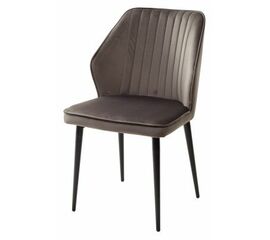 Стул SEATTLE-V ГРАФИТ #14, велюр / черный каркас М-City | Интернет магазин мебели и декора LifeDekor