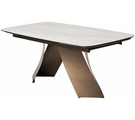 Стол YON 180 TL-109, испанская керамика / Шоколадное золото каркас, ®DISAUR | Интернет магазин мебели и декора LifeDekor