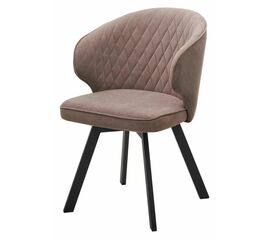 Стул SKAT 360 град. поворот. B5 Капучино, велюр / черный каркас, М-City | Интернет магазин мебели и декора LifeDekor