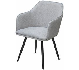 Стул FORT 360 град. поворот. NS10 Серый, букле / черный каркас, М-City | Интернет магазин мебели и декора LifeDekor