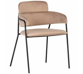 Стул Napoli латте с черными ножками, Цвет: Латте | Интернет магазин мебели и декора LifeDekor