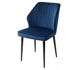 Стул SEATTLE-V СИНИЙ #29, велюр / черный каркас М-City | Интернет магазин мебели и декора LifeDekor