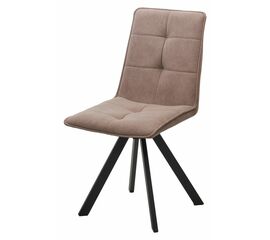 Стул BRONX, цвет B5 Капучино, велюр / черный каркас, поворот.360 град. М-City | Интернет магазин мебели и декора LifeDekor