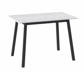 Стол обеденный Тирк Radial раздвижной 110(140)х70, Серый сланец/Черный | Интернет магазин мебели и декора LifeDekor