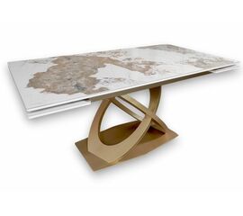 Стол DikLine EKE160 керамика К32 глянец, опоры золото (3 уп.) | Интернет магазин мебели и декора LifeDekor