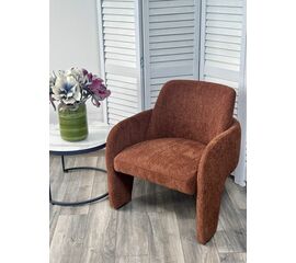 Кресло CUBE OTE SEA-500 Бронзовый,ткань/каркас металл в обивке бронзового цвета OTE SEA 500 ®DISAUR | Интернет магазин мебели и декора LifeDekor