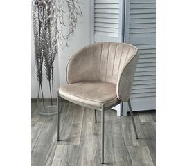 Стул DIANA VBP-207 античный бежевый, велюр / латте каркас М-City | Интернет магазин мебели и декора LifeDekor