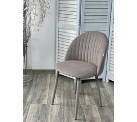 Стул БАРИ Marseille-16 Капучино, велюр / ЛАТТЕ каркас M-City | Интернет магазин мебели и декора LifeDekor