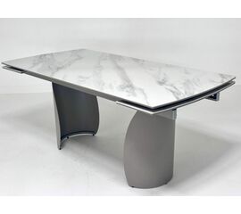 Стол ОЛЬХОН 180 БЕЛЫЙ МРАМОР активный , керамика / Латте каркас, М-City | Интернет магазин мебели и декора LifeDekor