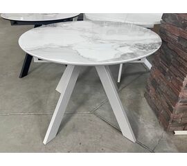 Стол БОНЖУР 100 PANDORA LIGHT, керамика / ЛАТТЕ каркас М-City | Интернет магазин мебели и декора LifeDekor