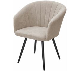 Стул RUNA, 360 град. поворот. B03 Бежевый, велюр / черный каркас, М-City | Интернет магазин мебели и декора LifeDekor