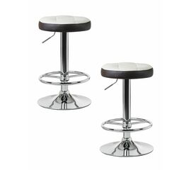 Набор 2 шт Табурет барный DOBRIN BRUNO, кремово-коричневый, Вариант: кремово-коричневый | Интернет магазин мебели и декора LifeDekor