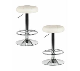 Набор 2 шт Табурет барный DOBRIN BRUNO, кремовый, Вариант: кремовый | Интернет магазин мебели и декора LifeDekor