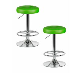 Набор 2 шт Табурет барный DOBRIN BRUNO, зелёный, Вариант: зелёный | Интернет магазин мебели и декора LifeDekor