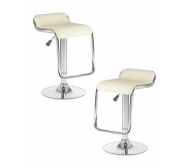 Набор 2 шт Стул барный DOBRIN CRACK, кремовый, Вариант: кремовый | Интернет магазин мебели и декора LifeDekor