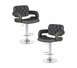 Набор 2 шт Стул барный DOBRIN TIESTO, серый, Вариант: серый | Интернет магазин мебели и декора LifeDekor