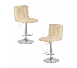 Набор 2 шт Стул барный DOBRIN CANDY, кремовый, Вариант: кремовый | Интернет магазин мебели и декора LifeDekor