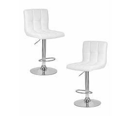Набор 2 шт Стул барный DOBRIN CANDY, белый, Вариант: белый | Интернет магазин мебели и декора LifeDekor