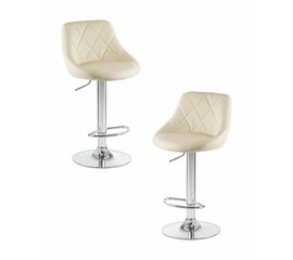 Набор 2 шт Стул барный DOBRIN LOGAN, кремовый, Вариант: кремовый | Интернет магазин мебели и декора LifeDekor