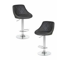 Набор 2 шт Стул барный DOBRIN LOGAN, серый, Вариант: серый | Интернет магазин мебели и декора LifeDekor