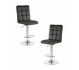 Набор 2 шт Стул барный DOBRIN KRUGER, чёрный, Вариант: чёрный | Интернет магазин мебели и декора LifeDekor