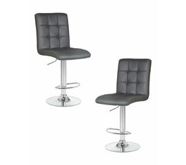 Набор 2 шт Стул барный DOBRIN KRUGER, серый, Вариант: серый | Интернет магазин мебели и декора LifeDekor