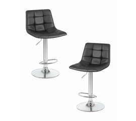 Набор 2 шт Стул барный DOBRIN TAILOR, чёрный, Вариант: чёрный | Интернет магазин мебели и декора LifeDekor