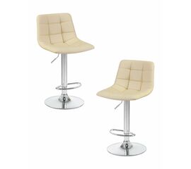 Набор 2 шт Стул барный DOBRIN TAILOR, кремовый, Вариант: кремовый | Интернет магазин мебели и декора LifeDekor