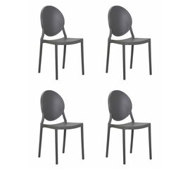 Набор 4 шт Стул обеденный DOBRIN ALBERT, цвет серый, Вариант: цвет серый | Интернет магазин мебели и декора LifeDekor