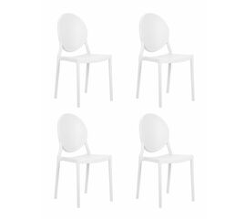 Набор 4 шт Стул обеденный DOBRIN ALBERT, цвет белый, Вариант: цвет белый | Интернет магазин мебели и декора LifeDekor