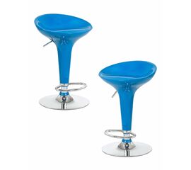 Набор 2 шт Стул барный DOBRIN BOMBA, голубой, Вариант: голубой | Интернет магазин мебели и декора LifeDekor