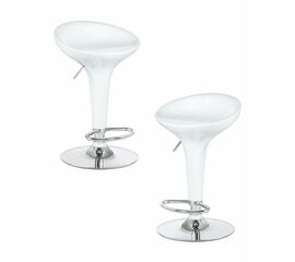 Набор 2 шт Стул барный DOBRIN BOMBA, белый, Вариант: белый | Интернет магазин мебели и декора LifeDekor