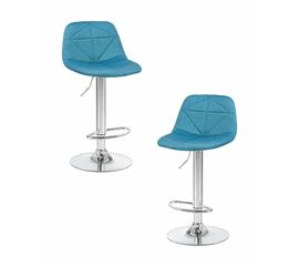 Набор 2 шт Стул барный DOBRIN DINA, синий, Вариант: синий | Интернет магазин мебели и декора LifeDekor