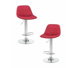 Набор 2 шт Стул барный DOBRIN DINA, бордовый, Вариант: бордовый | Интернет магазин мебели и декора LifeDekor