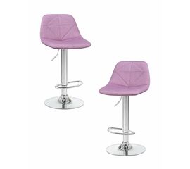 Набор 2 шт Стул барный DOBRIN DINA, фиолетовый, Вариант: фиолетовый | Интернет магазин мебели и декора LifeDekor